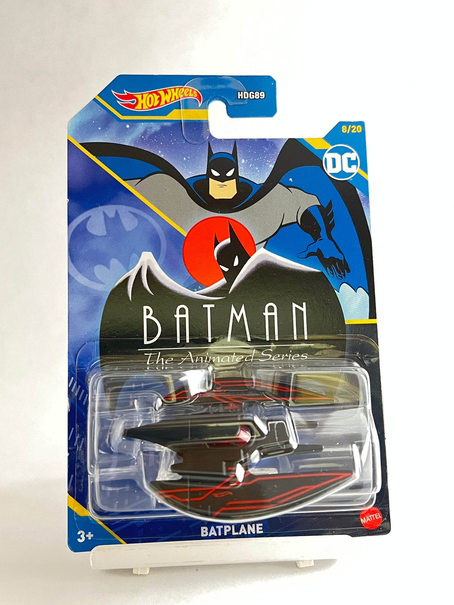 BATPLANE - BLACK WITH RED STRIPES - 1A - Its Fun