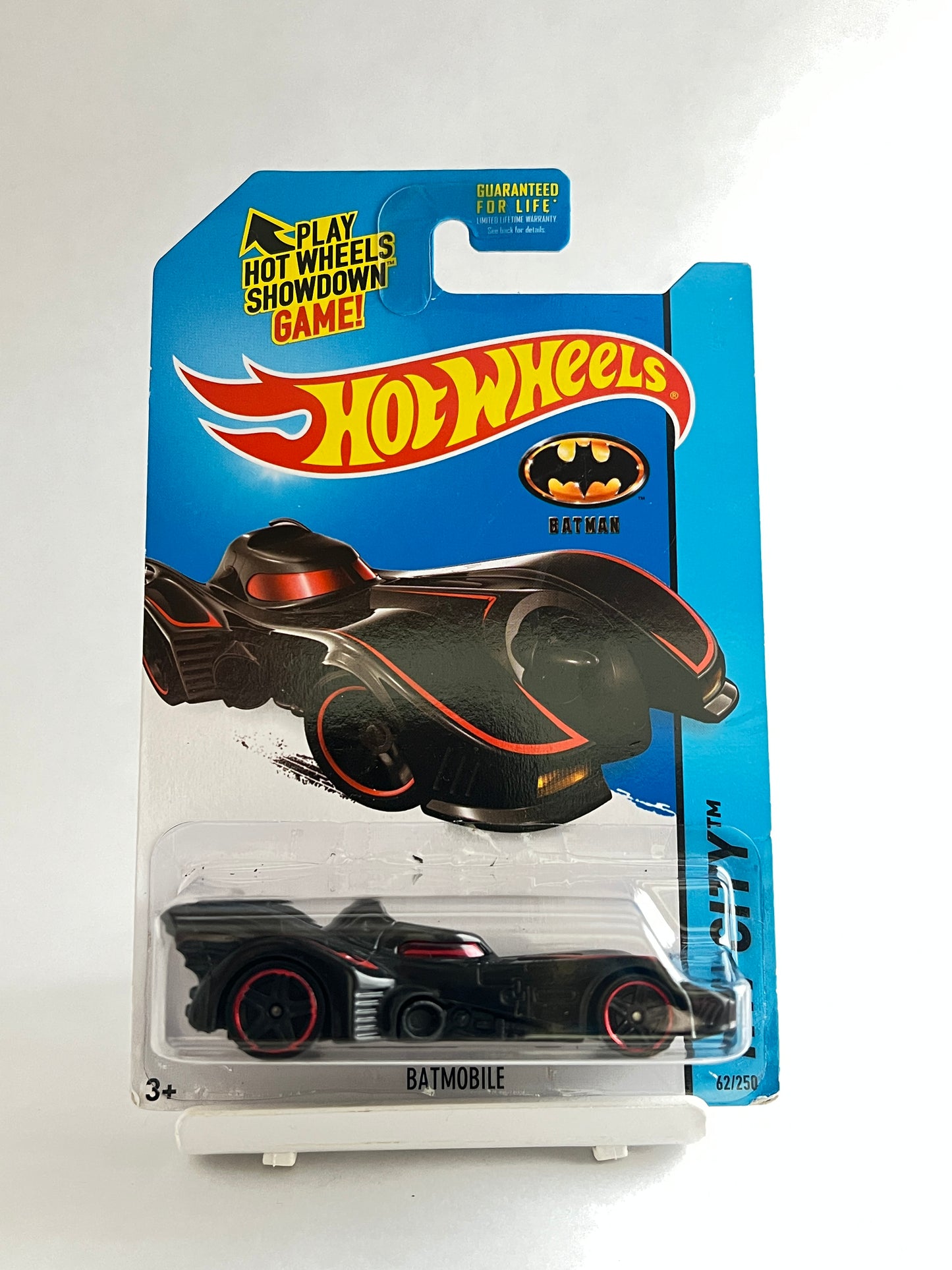 BATMOBILE - BLACK WITH RED - 1A - Its Fun- Hot wheels - matchbox - diecast