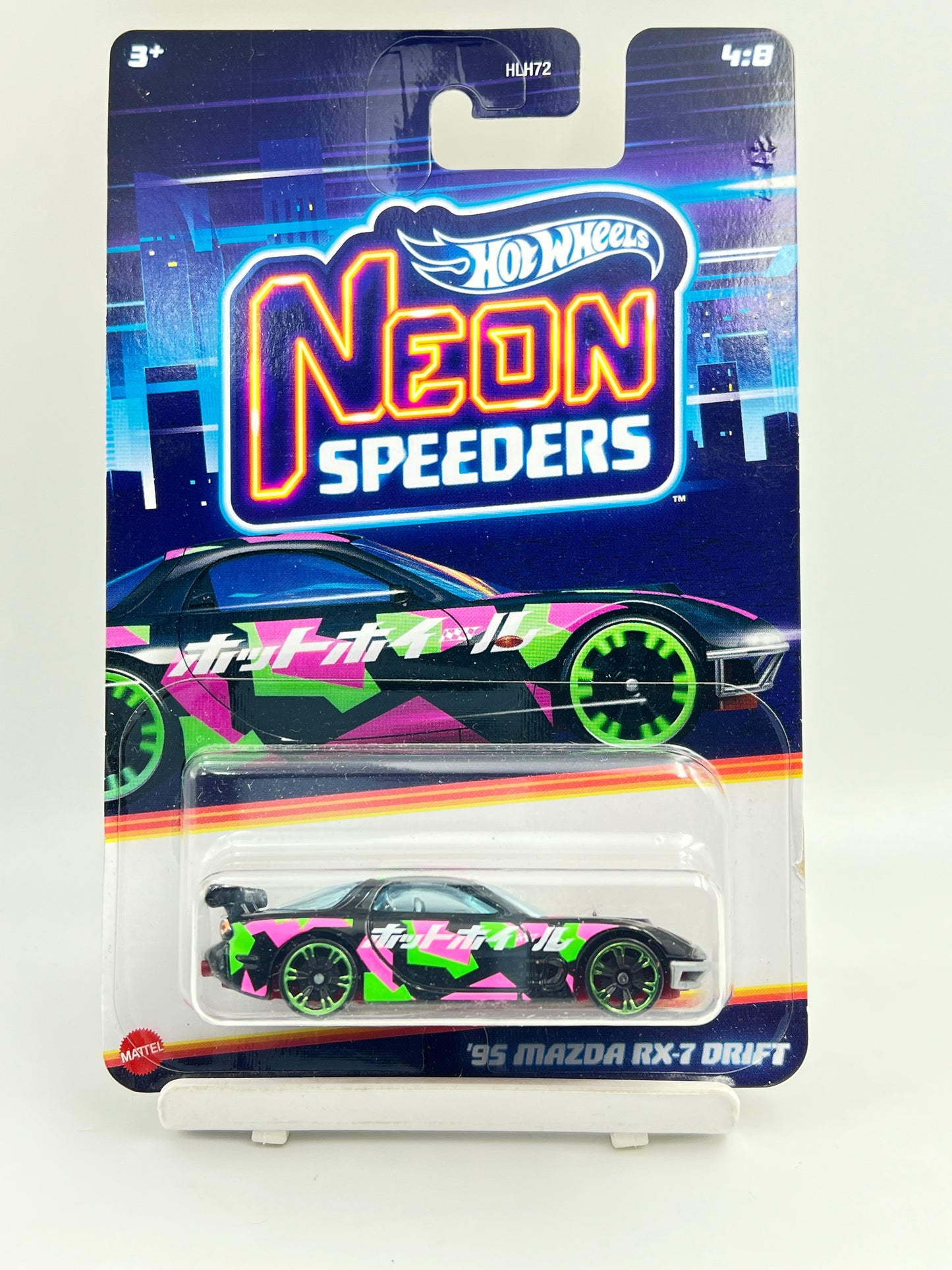 IMPORTED - HOT WHEELS -  NEON SPEEDERS - 95 MAZDA RX-7 DRIFT - 3B