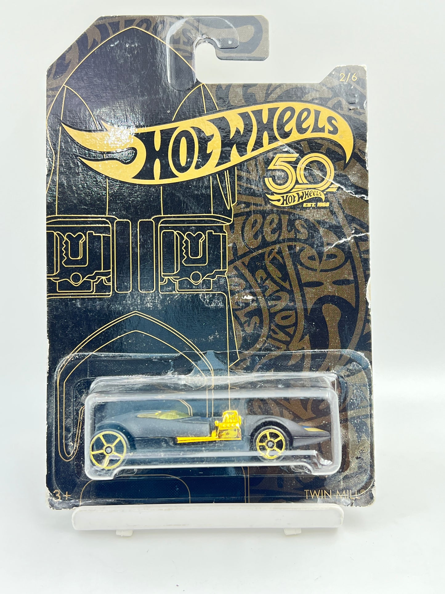 DAMAGED CARD - IMPORTED - HOT WHEELS -  TWIN MILL - 3A