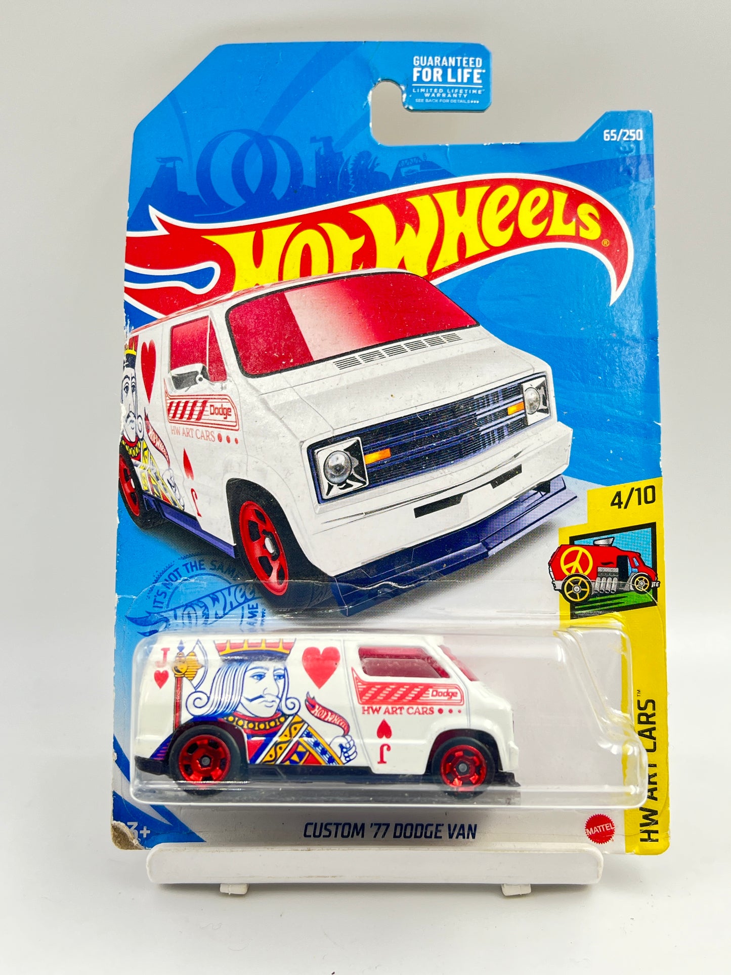 BLISTER CRACK - TREASURE HUNT - HOT WHEELS - CUSTOM 77 DODGE VAN - 2D