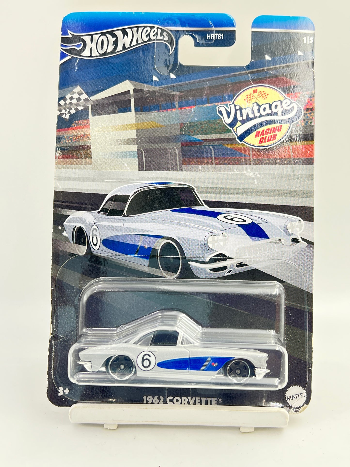 CREASED - IMPORTED - HOT WHEELS -  1962 CORVETTE - 6C