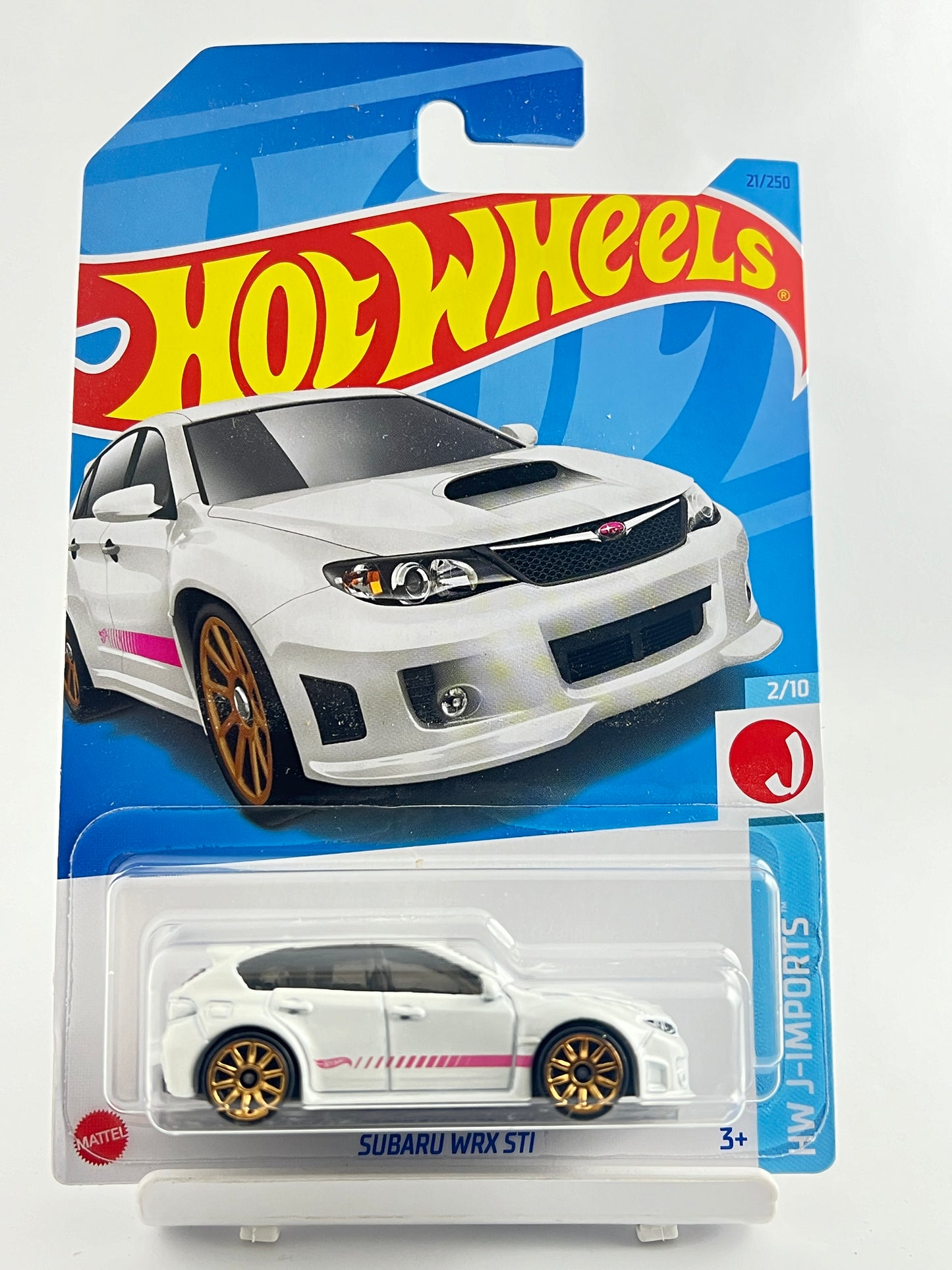 HOT WHEELS - SUBARU WRX STI - WHITE -4B - Its Fun- Hot wheels - matchbox - diecast