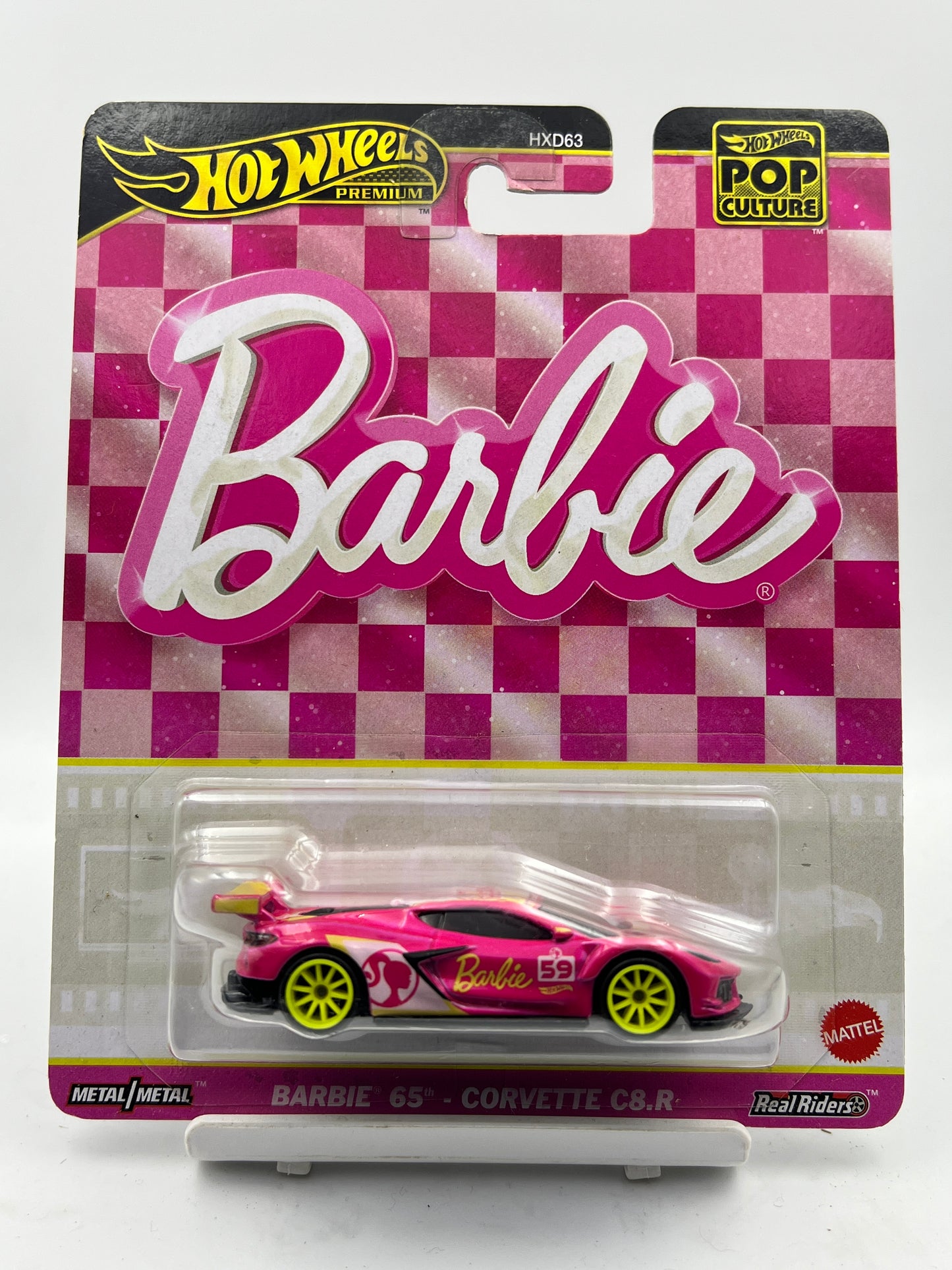 HOT WHEELS - PREMIUM - BARBIE 65 CORVETTE C8.R - 9F