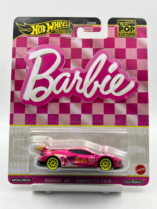 HOT WHEELS - PREMIUM - BARBIE 65 CORVETTE C8.R - 9F