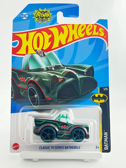 CLASSIC TV SERIES BATMOBILE -GREEN - 1B - Its Fun- Hot wheels - matchbox - diecast