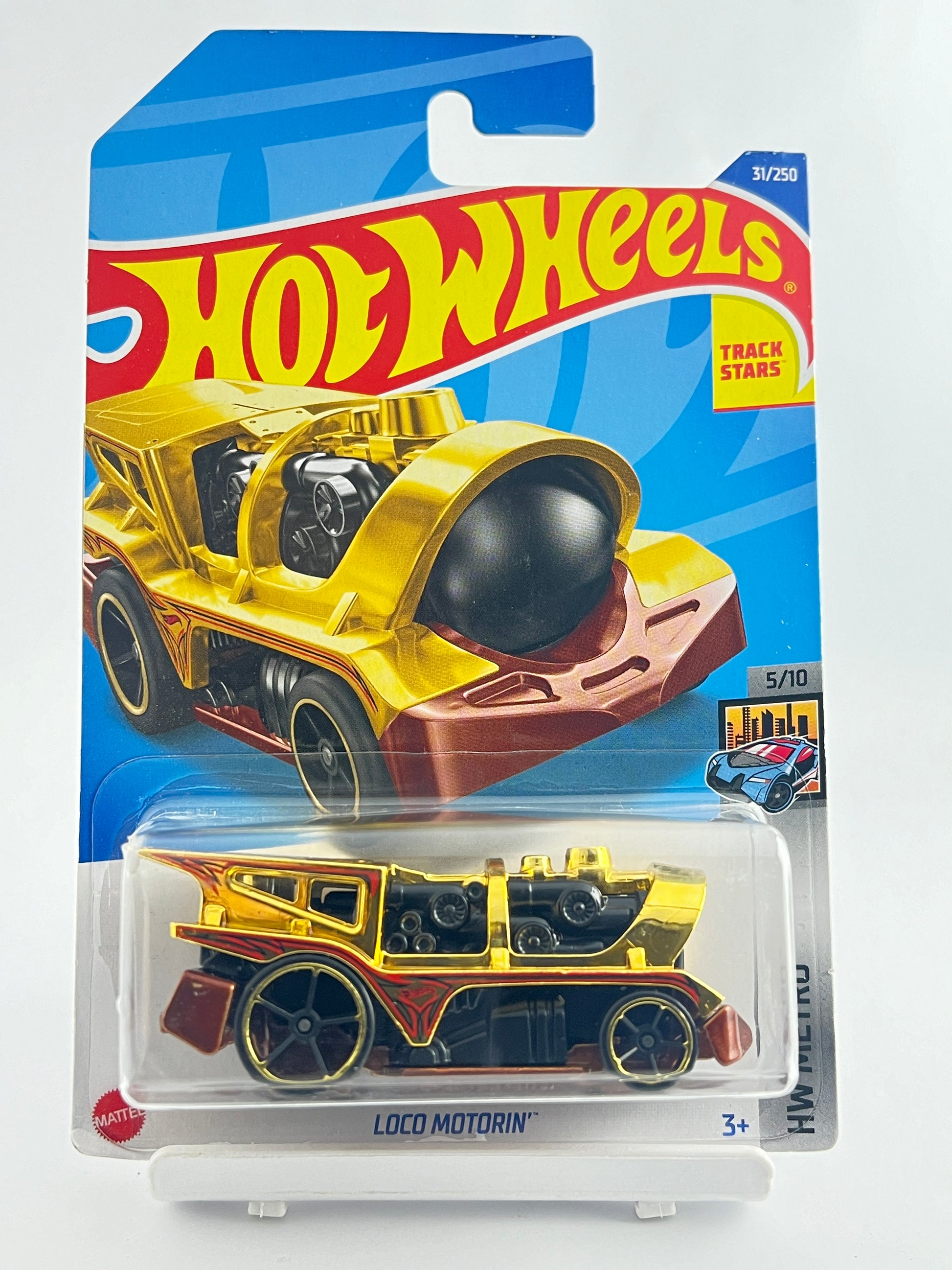 LOCO MOTORIN -SLIGHT BLISTER CRACK - 1A - Its Fun- Hot wheels - matchbox - diecast