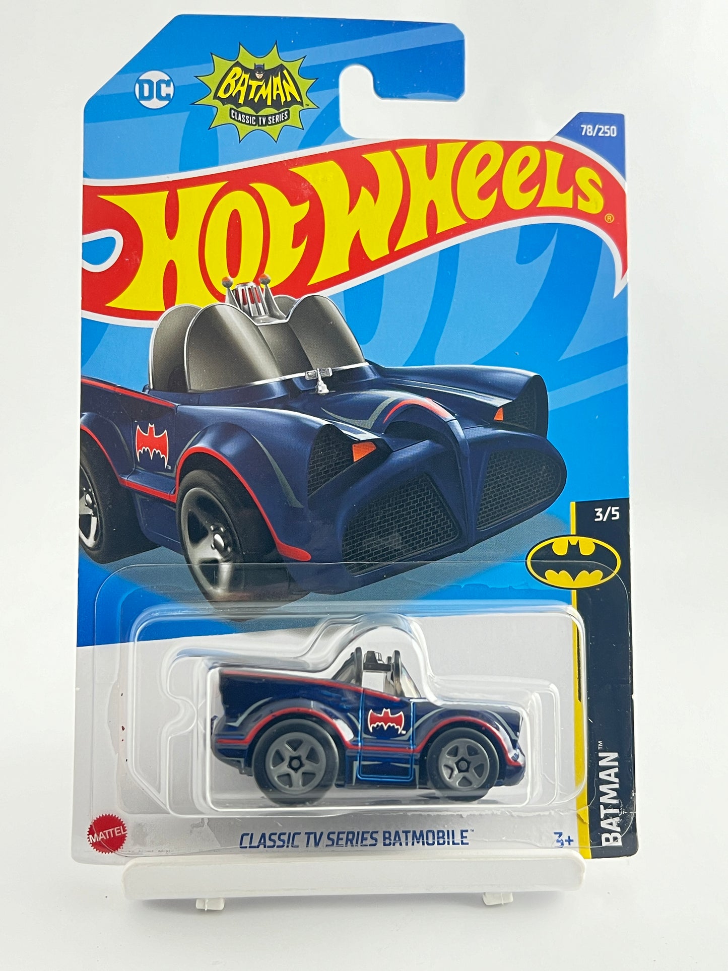 CLASSIC TV SERIES BATMOBILE - BLUE -1C - Its Fun- Hot wheels - matchbox - diecast