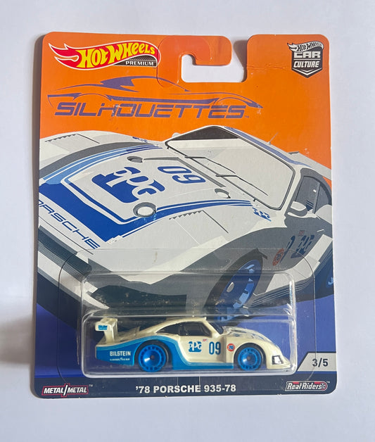 PREMIUM - 78 PORSCHE 935-78 - SLIGHT CREASE ON TOP OF CARD - Its Fun- Hot wheels - matchbox - diecast