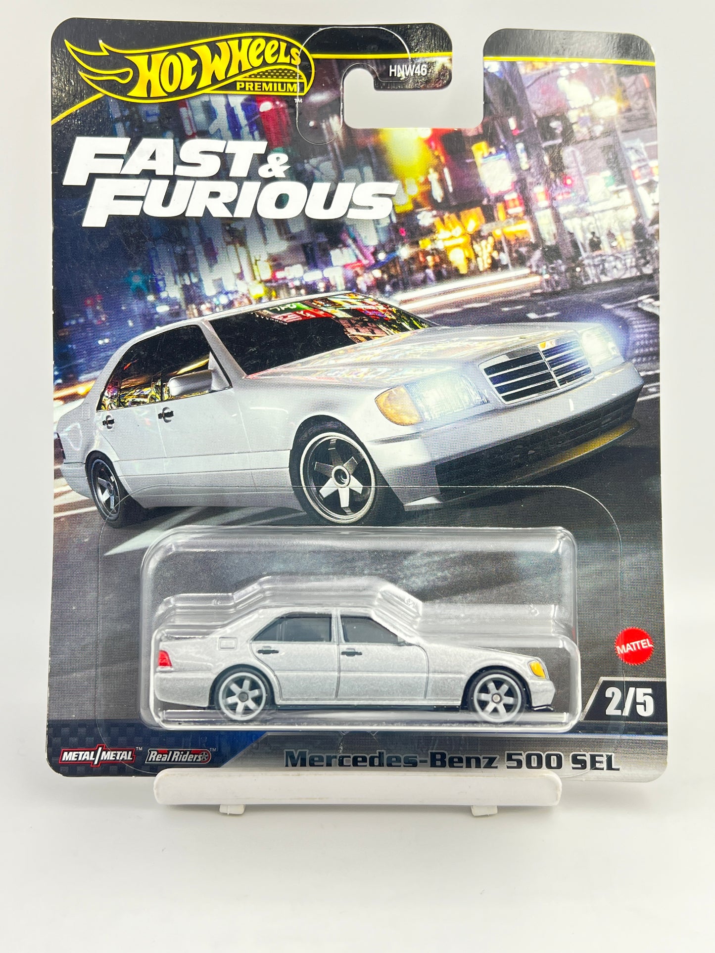 IMPORTED - HOT WHEELS -  PREMIUM - FAST AND FURIOUS - MERCEDES BENZ 500 SEL - 5A