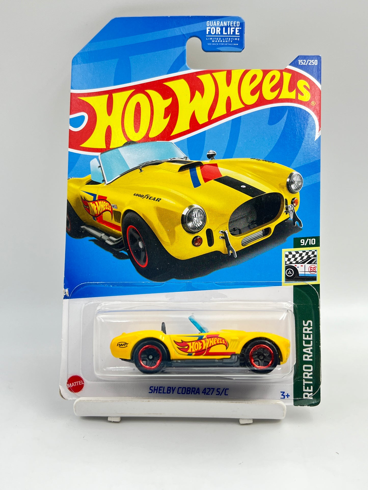 IMPORTED - HOT WHEELS -  SHELBY COBRA 427 S/C - YELLOW - 1C
