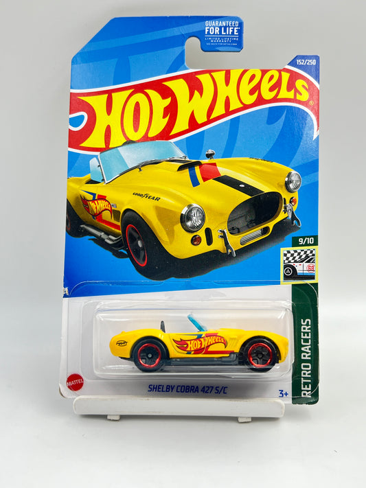 IMPORTED - HOT WHEELS -  SHELBY COBRA 427 S/C - YELLOW - 1C