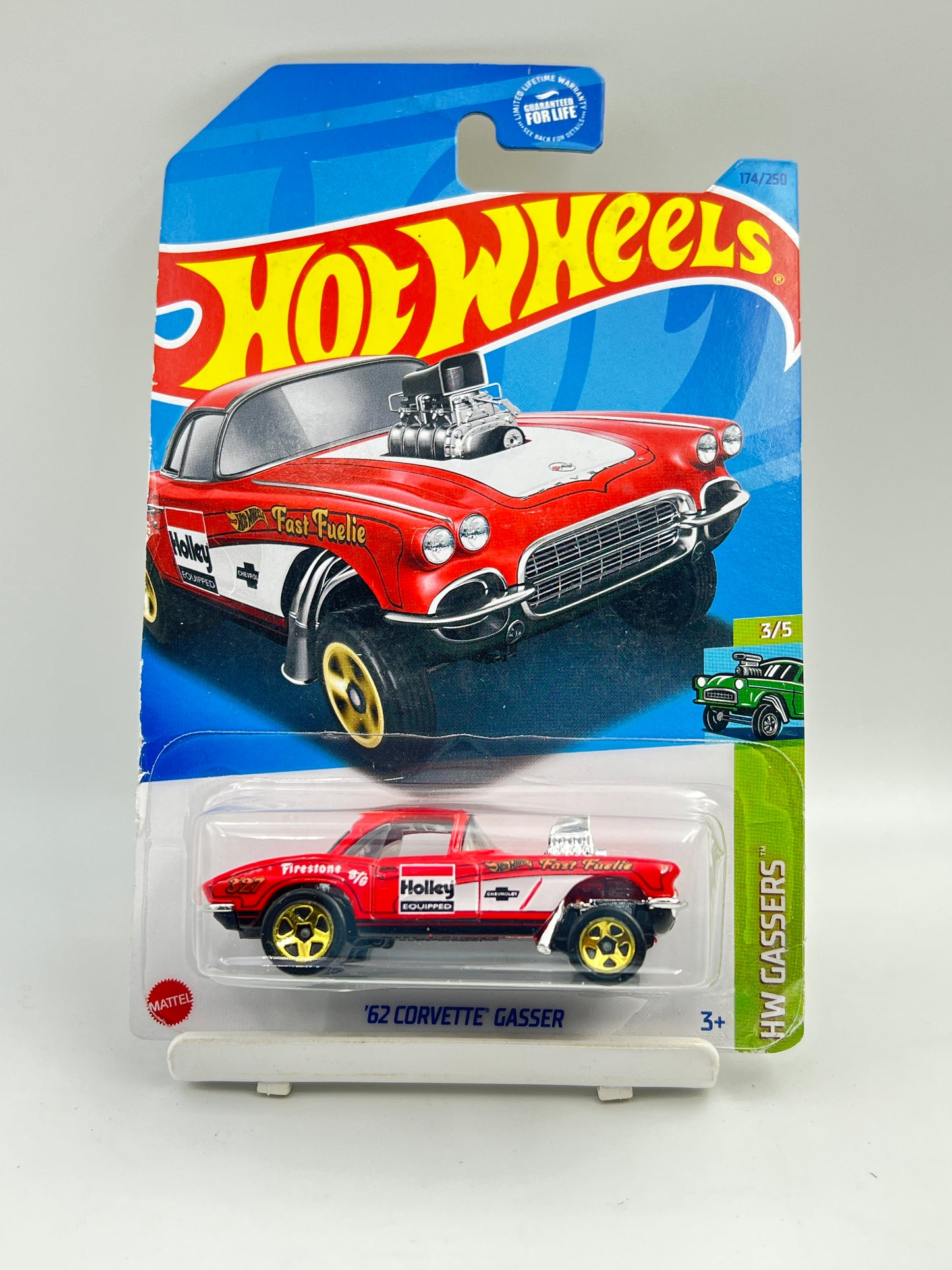 IMPORTED - HOT WHEELS -  62 CORVETTE GASSER - 1B