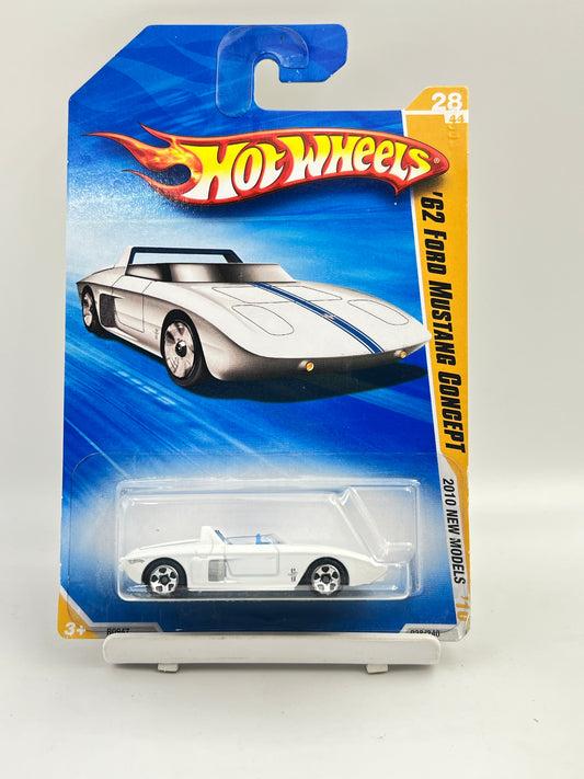 IMPORTED - HOT WHEELS -  62 FORD MUSTANG CONCEPT - WHITE - 1A