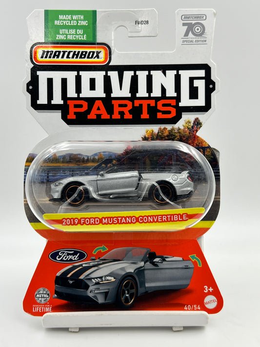 MATCHBOX MOVING PARTS - 2019 FORD MUSTANG CONVERTIBLE - 9E