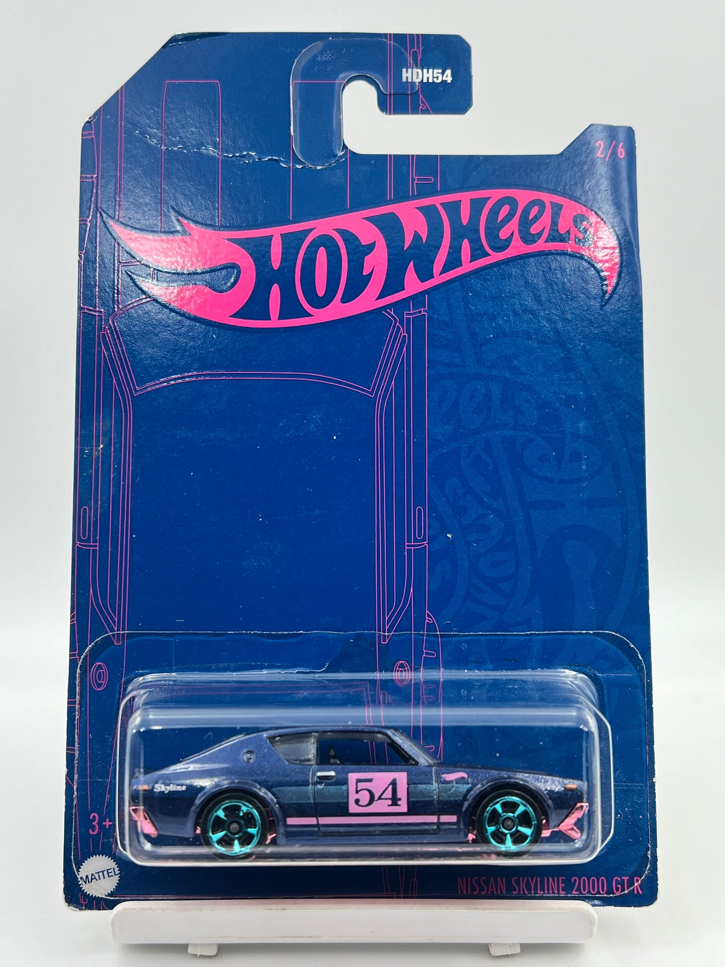 CREASED CARD - NISSAN SKYLINE 2000 GT-R - 3A