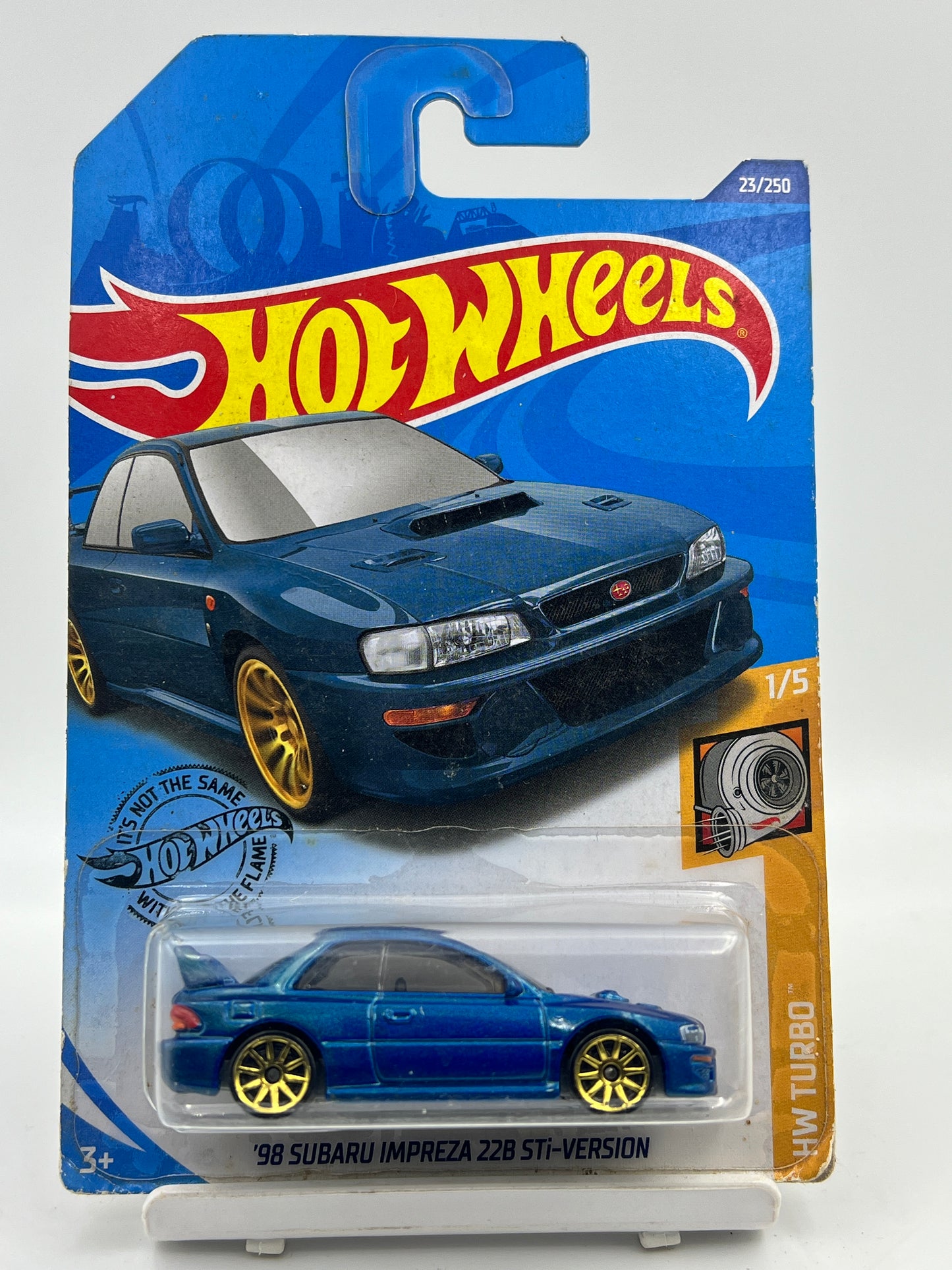 BLISTER DAMAGED - HOT WHEELS - 98 SUBARU IMPREZA 22B STI VERSION - 3A