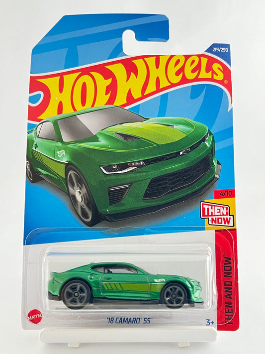18 CAMARO SS - GREEN -4B - Its Fun- Hot wheels - matchbox - diecast