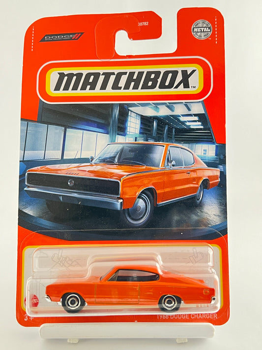 1966 DODGE CHARGER - ORANGE - Its Fun- Hot wheels - matchbox - diecast
