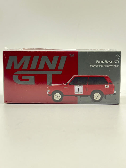 MINI GT - SEALED - RANGE ROVER 1971 - INTERNATIONAL HILLRALLY WINNER