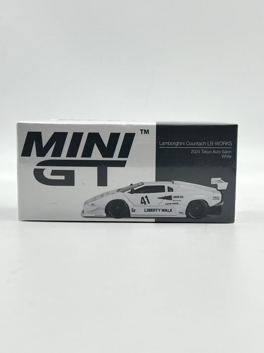 MINI GT - SEALED - LAMBORGHINI COUNTACH LB WORKS - 2024 TOKYO AUTO SALON WHITE - #966