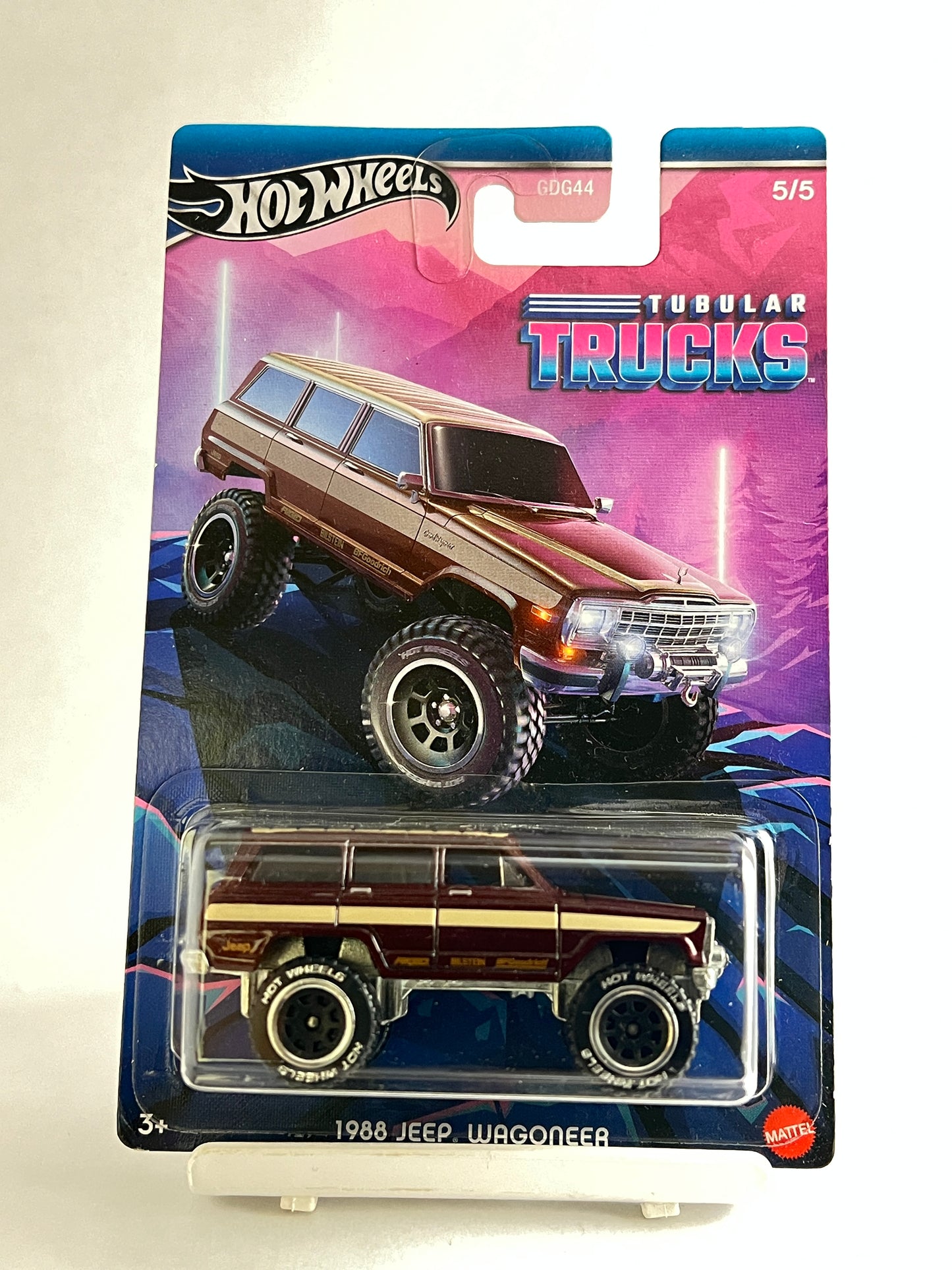 BLISTER CRACK -TUBULAR TRUCKS - 1988 JEEP WAGONEER - HEAVY METAL - 4D - Its Fun- Hot wheels - matchbox - diecast