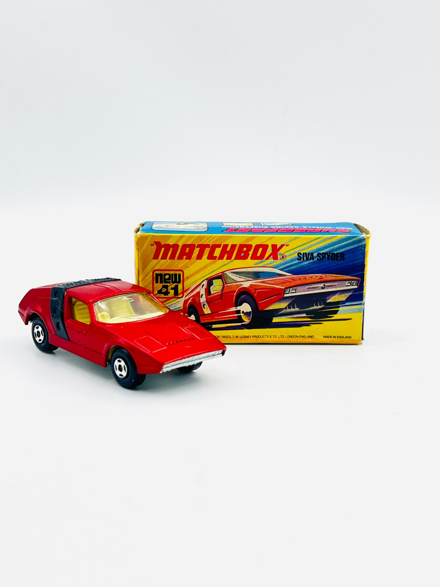 1972 MANUAFACTURED - MATCHBOX - MADE IN ENGLAND - SIVA SPYDER