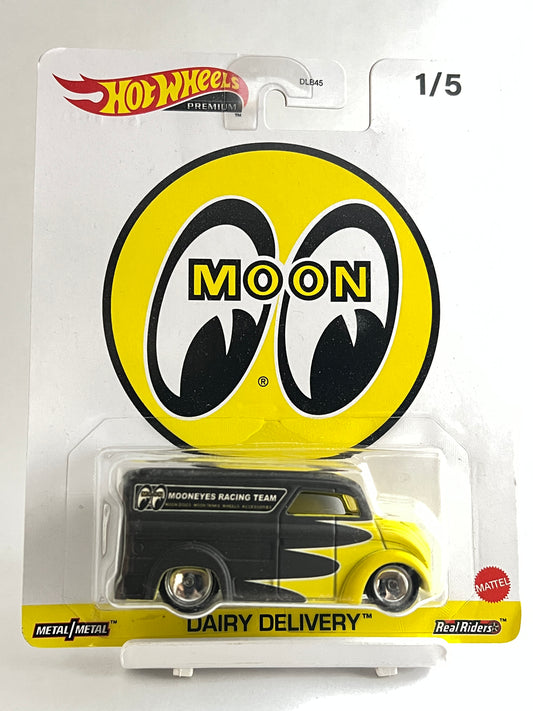 PREMIUM - MOON EYES - DAIRY DELIVERY - 5A - Its Fun- Hot wheels - matchbox - diecast