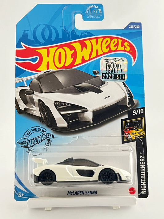 MCLAREN SENNA WHITE IMPORTED - FACTORY SEALED - 4C - Its Fun- Hot wheels - matchbox - diecast