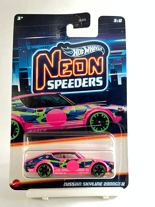 NEON SPEEDERS - NISSAN SKYLINE 2000GT-R - 4C - Its Fun- Hot wheels - matchbox - diecast