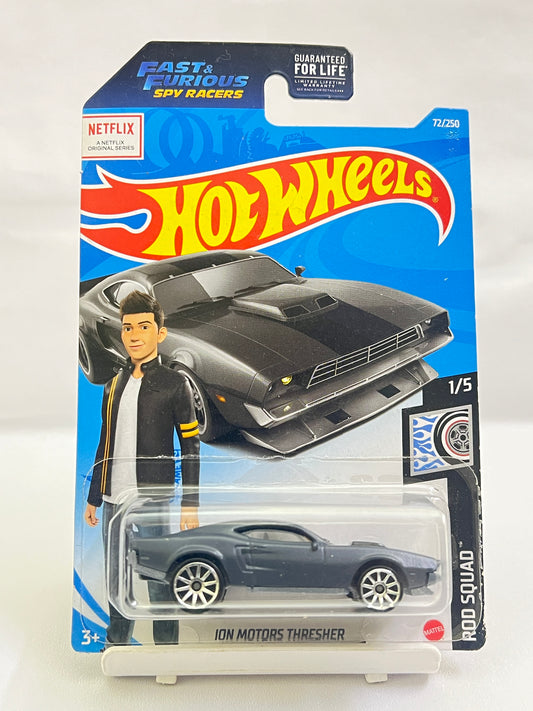 HOT WHEELS - ION MOTORS THRESHER - DAMAGED CARD - 2C