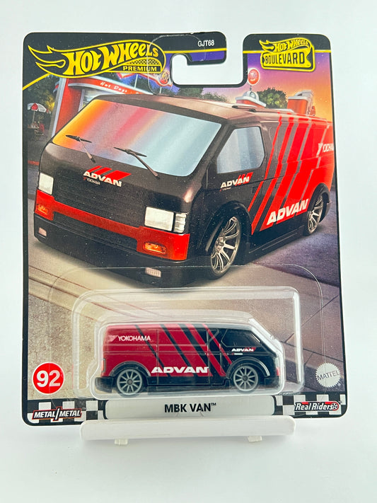 PREMIUM MBK VAN - 5A - Its Fun- Hot wheels - matchbox - diecast