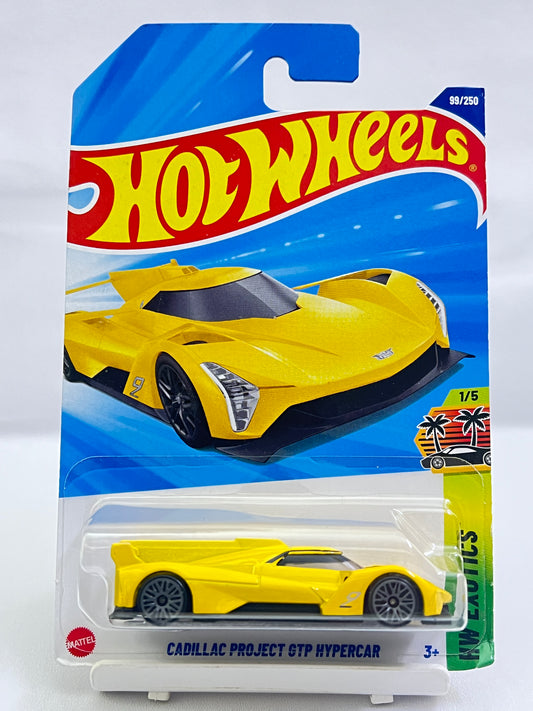 HOT WHEELS - CADILLAC PROJECT GTP HYPERCAR - YELLOW - 1D