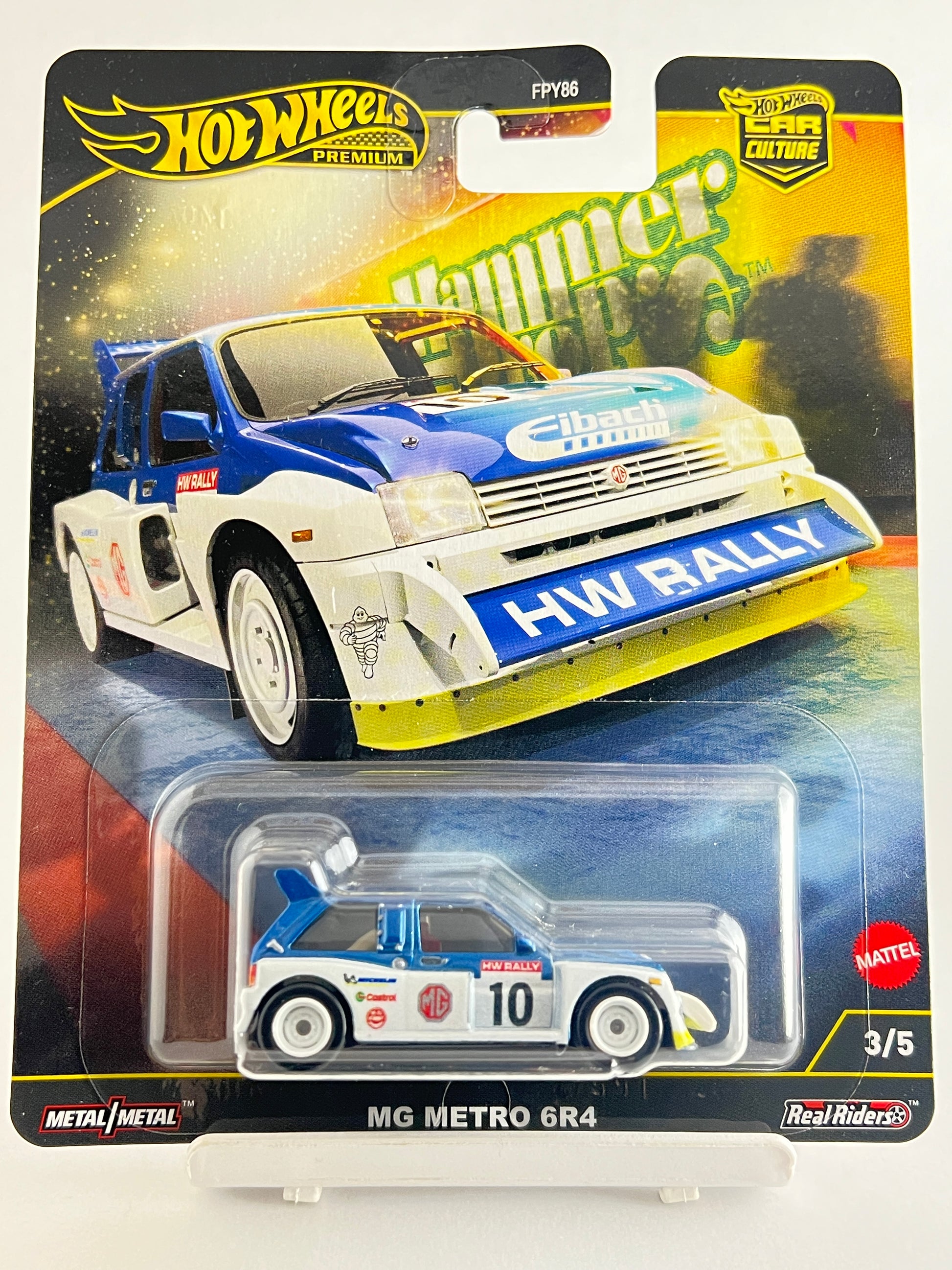PREMIUM - HAMMER DROPS - MG METRO 6R4 - 4F - Its Fun- Hot wheels - matchbox - diecast