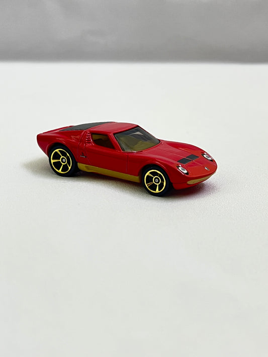 UNCARDED - LAMBORGHINI MIURA RED