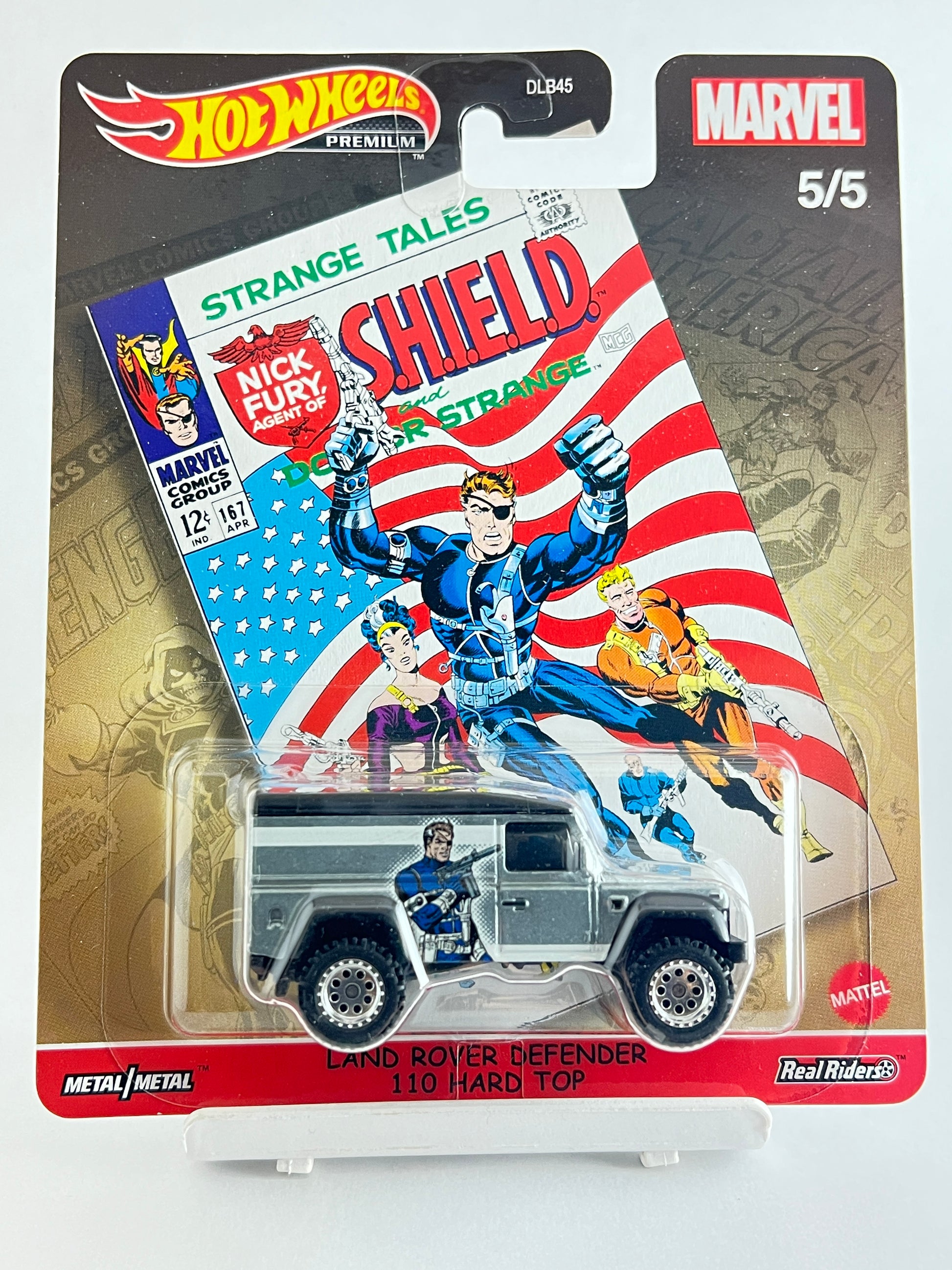 PREMIUM - MARVEL - LAND ROVER DEFENDER 110 HARD TOP - 4E - Its Fun- Hot wheels - matchbox - diecast