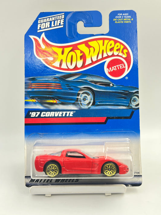 IMPORTED - HOT WHEELS -  97 CORVETTE - RED - C1