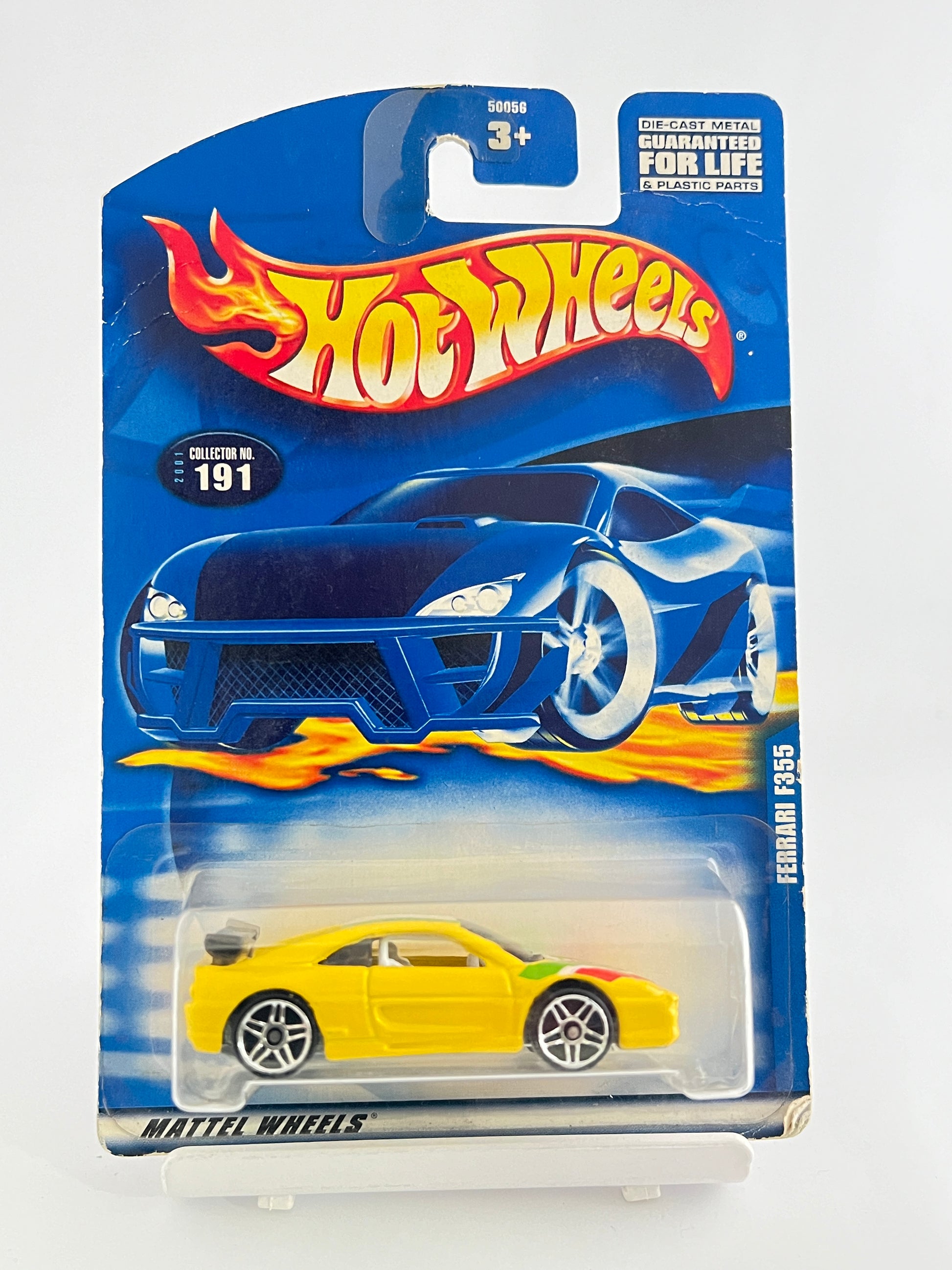 FERRARI F355 - SLIGHT CREASE IN CARD AT TOP - 3C - Its Fun- Hot wheels - matchbox - diecast