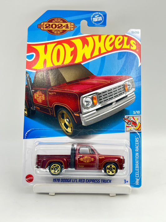 IMPORTED - HOT WHEELS - 1978 DODGE LIL RED EXPRESS - 3D