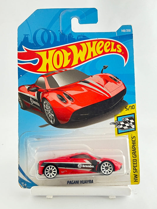 PAGANI HUAYRA - RED - 4A - Its Fun- Hot wheels - matchbox - diecast