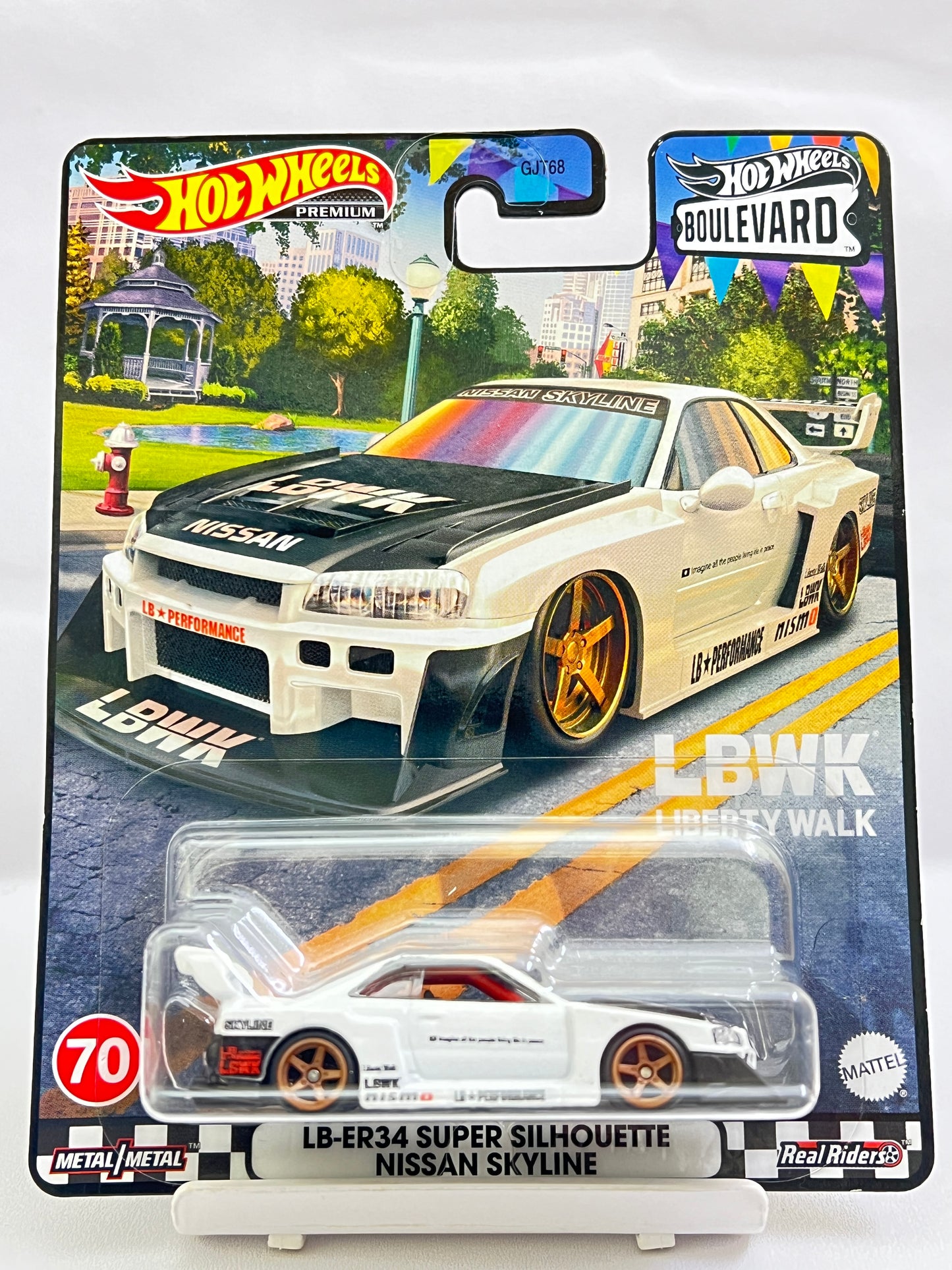 HOT WHEELS - PREMIUM - LB-ER34 SUPER SILHOUETTE NISSAN SKYLINE - 5B