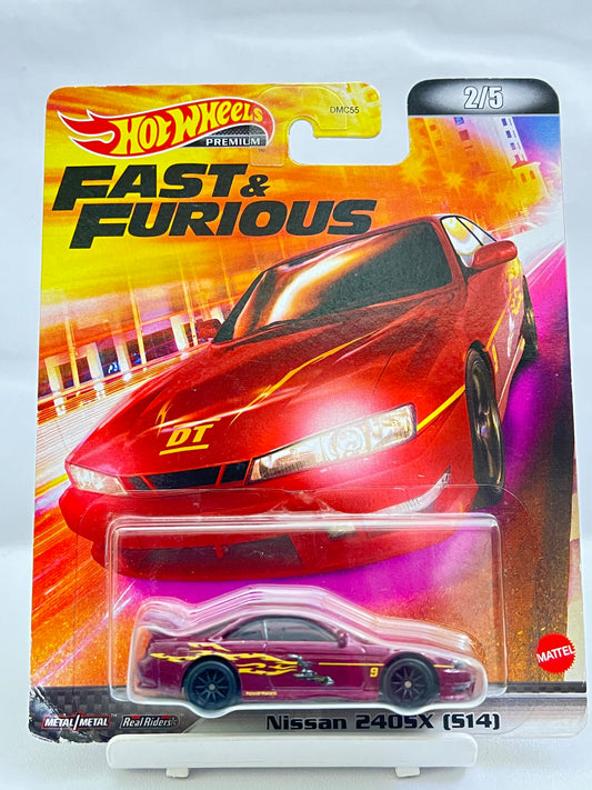 HOT WHEELS - PREMIUM - MILD CREASE - FAST AND FURIOUS- NISSAN 240SX (S14) - 5B