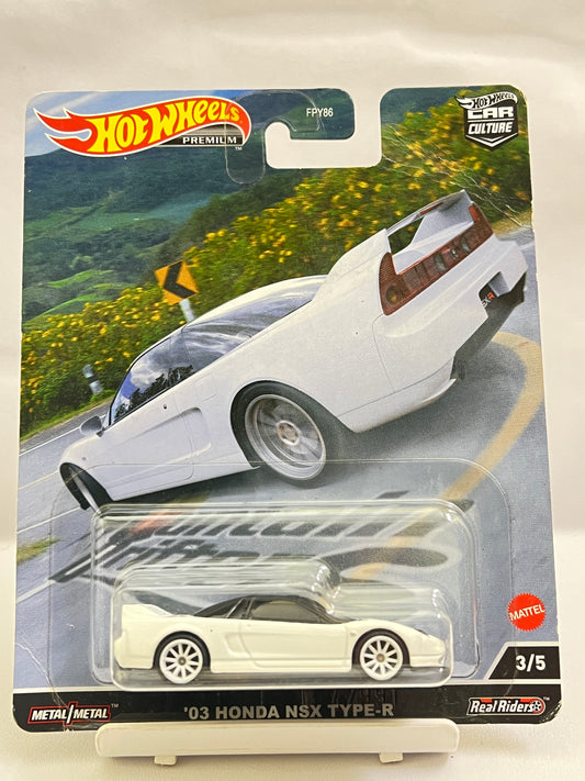 HOT WHEELS - PREMIUM - MILD CREASE - 03 HONDA NSX TYPE R - 5B