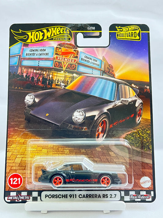 HOT WHEELS - PREMIUM - PORSCHE 911 CARRERA RS 2.7 (BLACK) - 5A