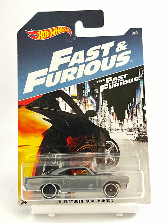 FAST AND FURIOUS - 70 PLYMOUTH ROADRUNNER -4C - Its Fun- Hot wheels - matchbox - diecast