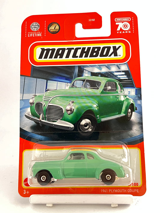 1941 PLYMOUTH COUPE - Its Fun- Hot wheels - matchbox - diecast