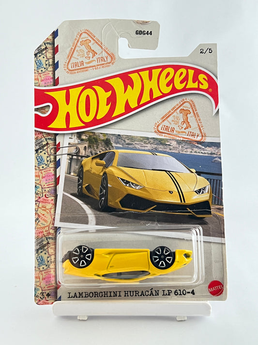 LAMBORGHINI HURACAN LP 610-4 - CAR UPSIDE DOWN INSIDE BLISTER - 4D - Its Fun- Hot wheels - matchbox - diecast