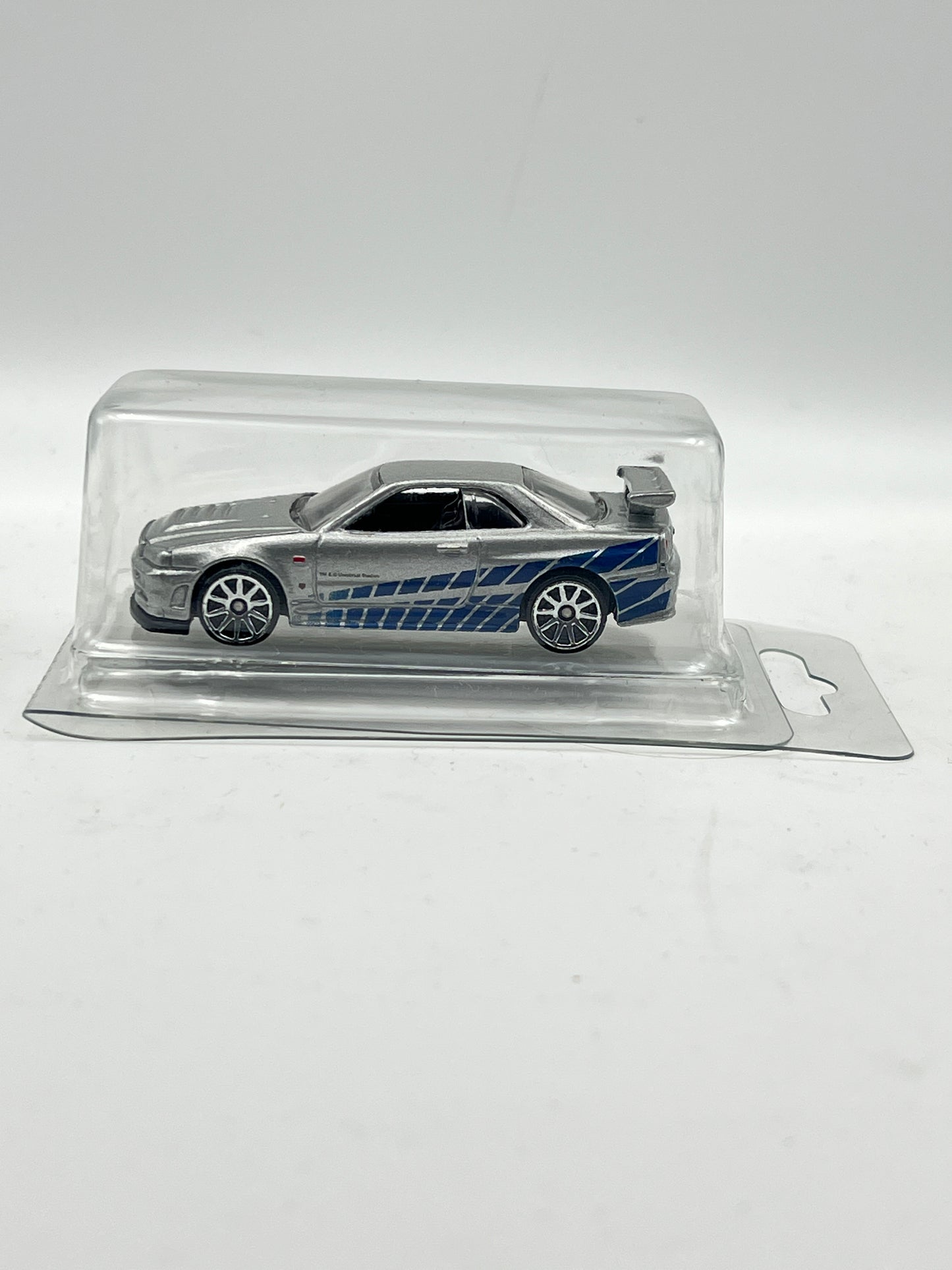 UNCARDED - NISSAN SKYLINE GT-R R34 - FAST AND FURIOUS - WITH UNCARDED CARS PROTECTOR