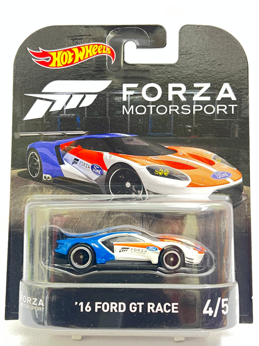 HOT WHEELS - PREMIUM -16 FORD GT RACE - 4C