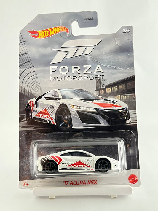 FORZA - 17 ACURA NSX - CREASED CARD - IMPORTED -3D - Its Fun- Hot wheels - matchbox - diecast